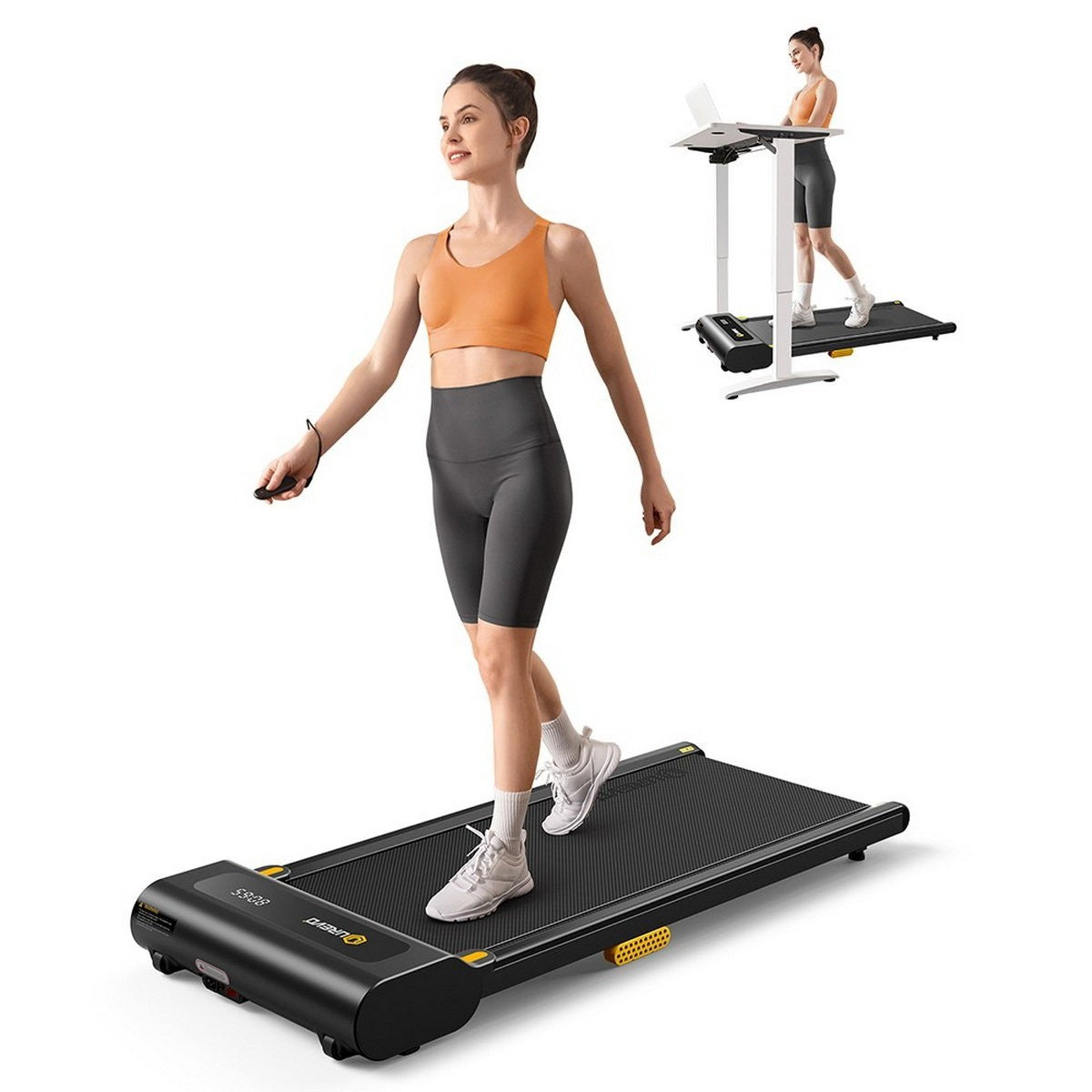 Urevo SpaceWalk Lite black tapis roulant 400 x 1024 mm 6 km/h