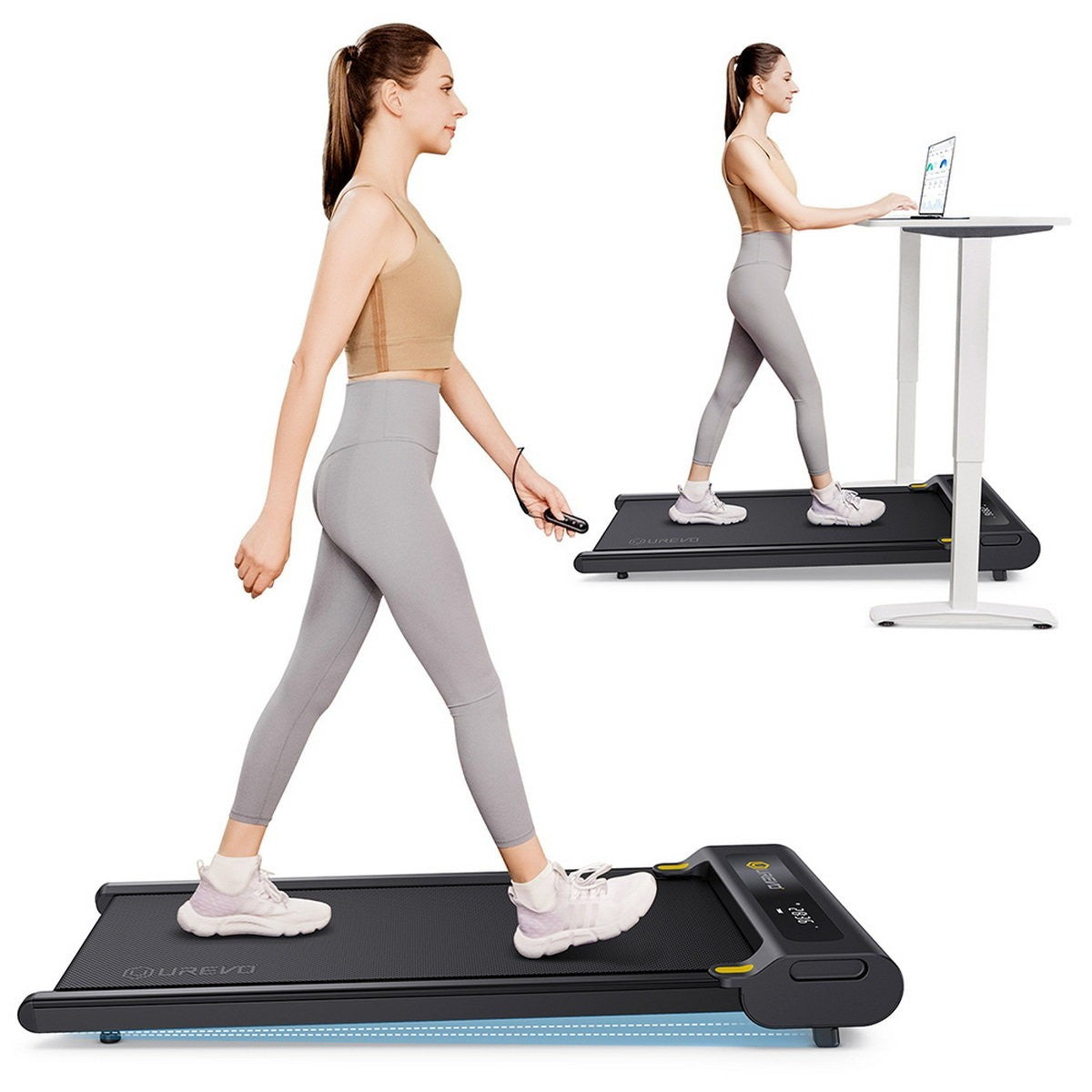 Urevo URTM028 tapis roulant 1024 x 400 mm 6 km/h
