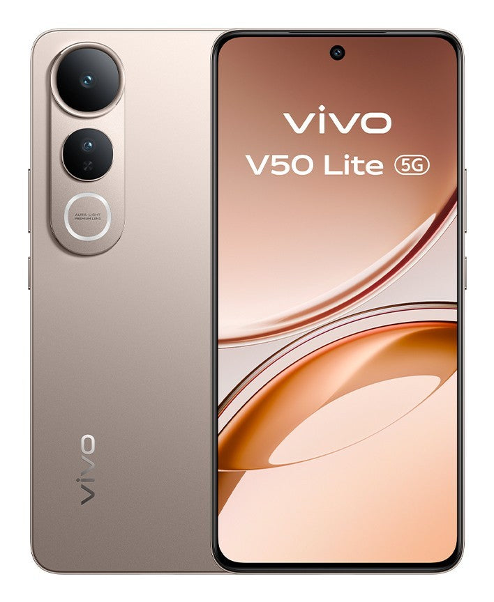 VIVO V50 Lite 5G 17,2 cm (6.77") Doppia SIM Android 15 USB tipo-C 12 GB 512 GB 6500 mAh Oro