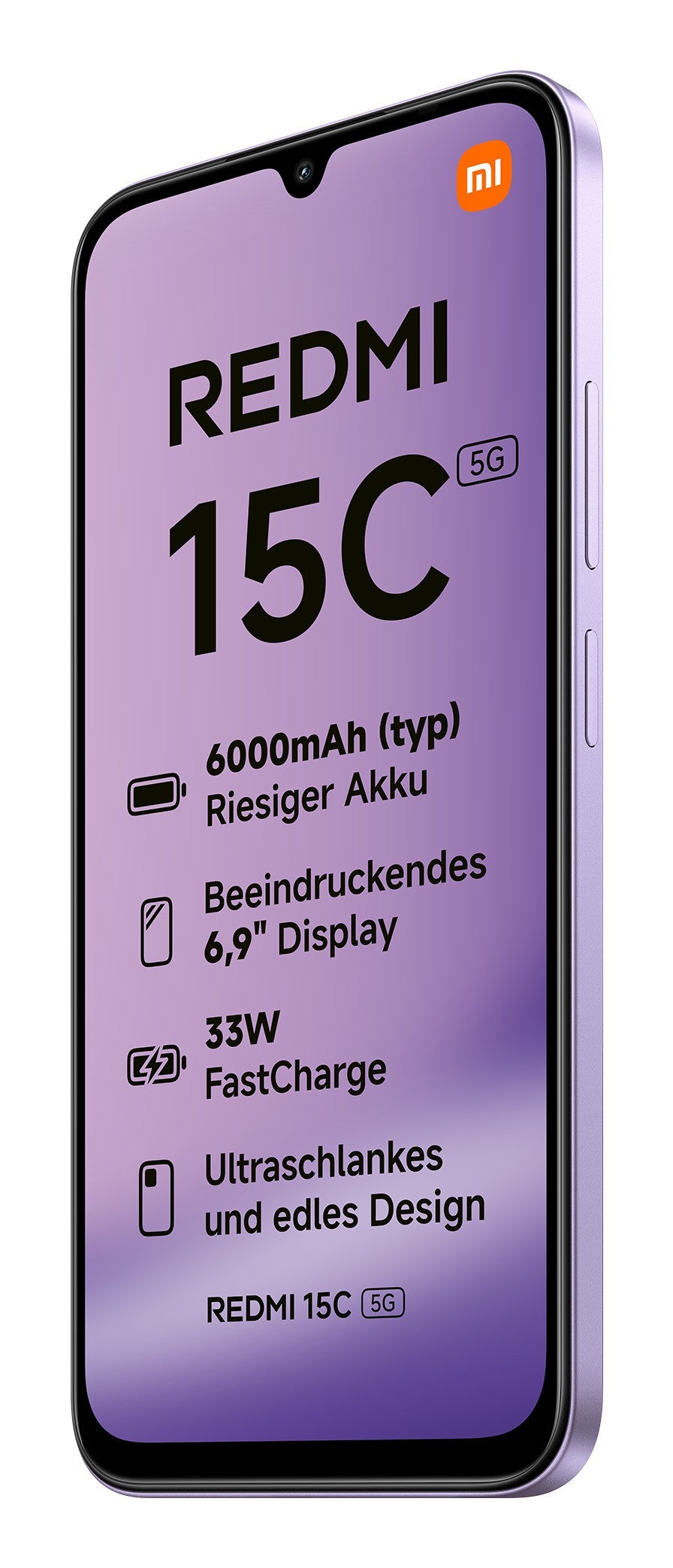 Xiaomi Redmi 15C 17,5 cm (6.9") 5G USB tipo-C 4 GB 128 GB 6000 mAh Viola