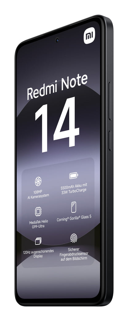 Xiaomi Redmi Note 14 16,9 cm (6.67") Dual SIM ibrida 4G USB tipo-C 6 GB 128 GB 5500 mAh Nero