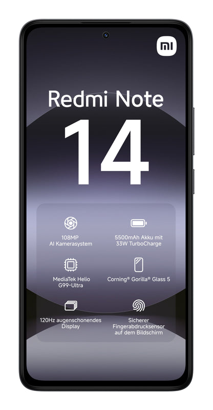 Xiaomi Redmi Note 14 16,9 cm (6.67") Dual SIM ibrida 4G USB tipo-C 6 GB 128 GB 5500 mAh Nero