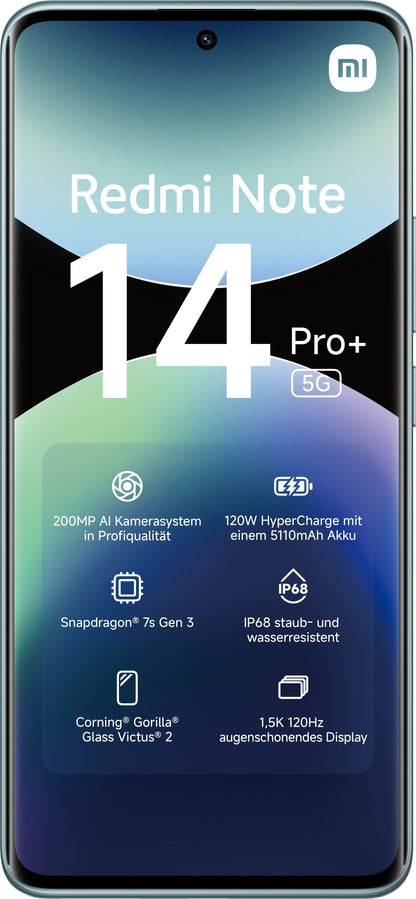 Xiaomi Redmi Note 14 Pro+ 5G 16,9 cm (6.67") Doppia SIM USB tipo-C 8 GB 256 GB 5110 mAh Blu